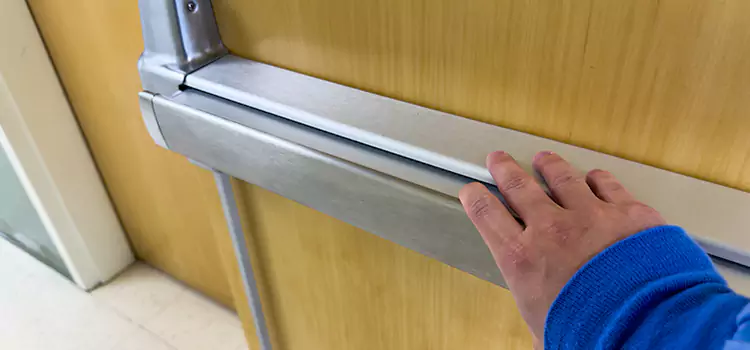 Installing a Push Bar on a Door Sarnia